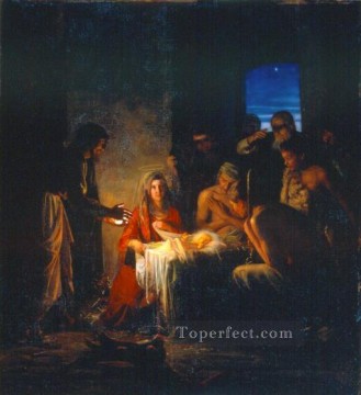 キリストの誕生 カール・ハインリヒ・ブロック Oil Paintings